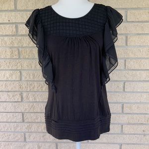 [Daniel Rainn] Ruffle Detail Blouse